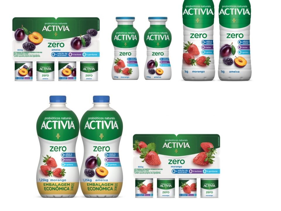 Foto da linha de produtos Activia