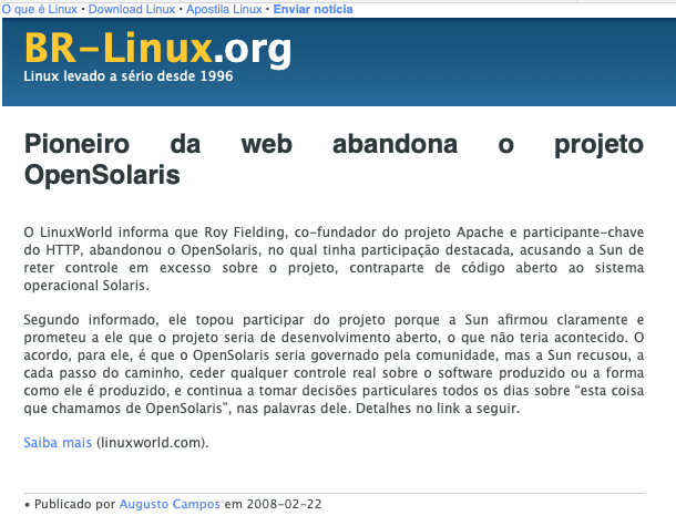 print do post do link acima