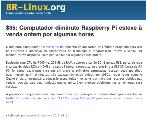 print do post do link acima