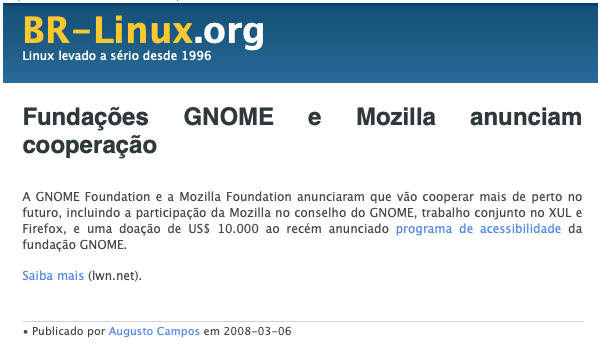 Print do conteúdo do link incluído no texto do post acima.