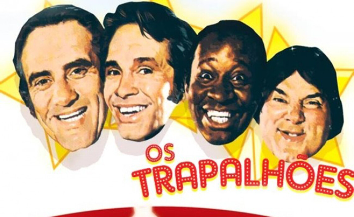 Faces de Didi, Dedé, Mussum e Zacarias