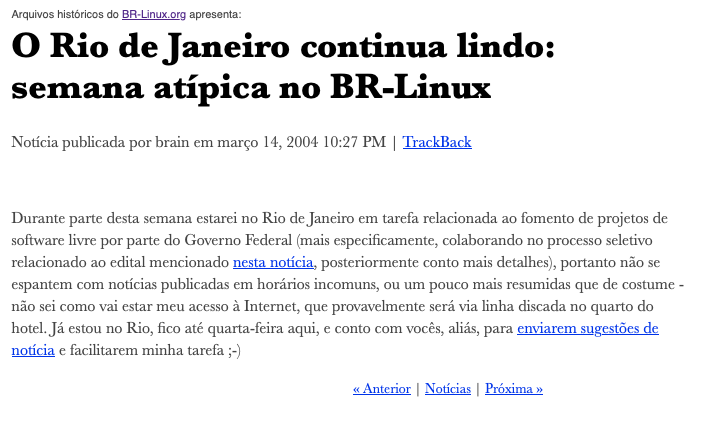 Print do conteúdo do link incluído no texto do post acima.