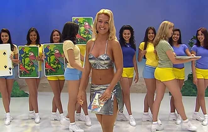 Carla Perez apresentando o Fantasia