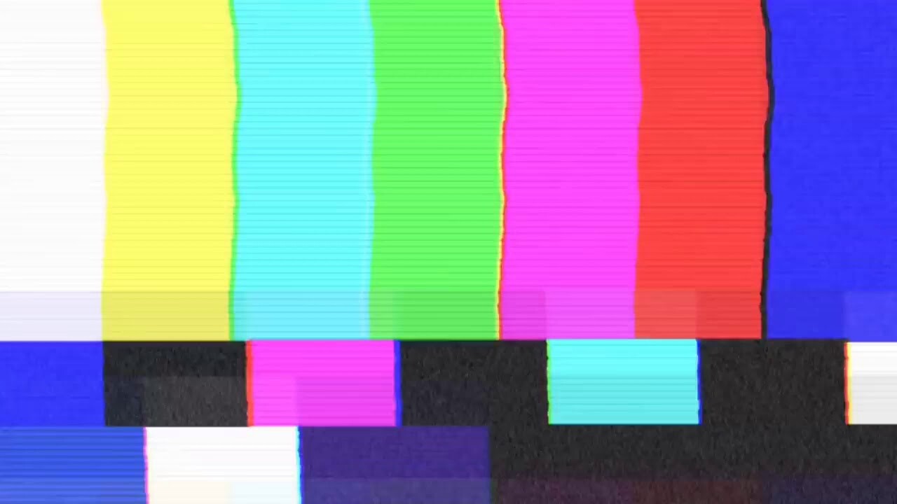 slide de TV fora do ar