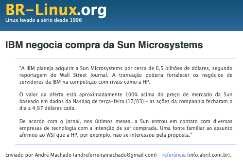 Print do conteúdo do link incluído no texto do post acima.