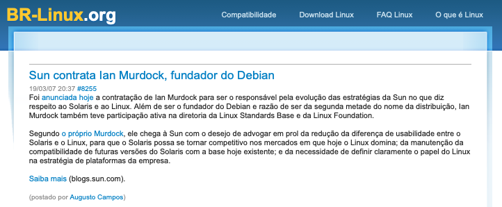 Print do conteúdo do link incluído no texto do post acima.