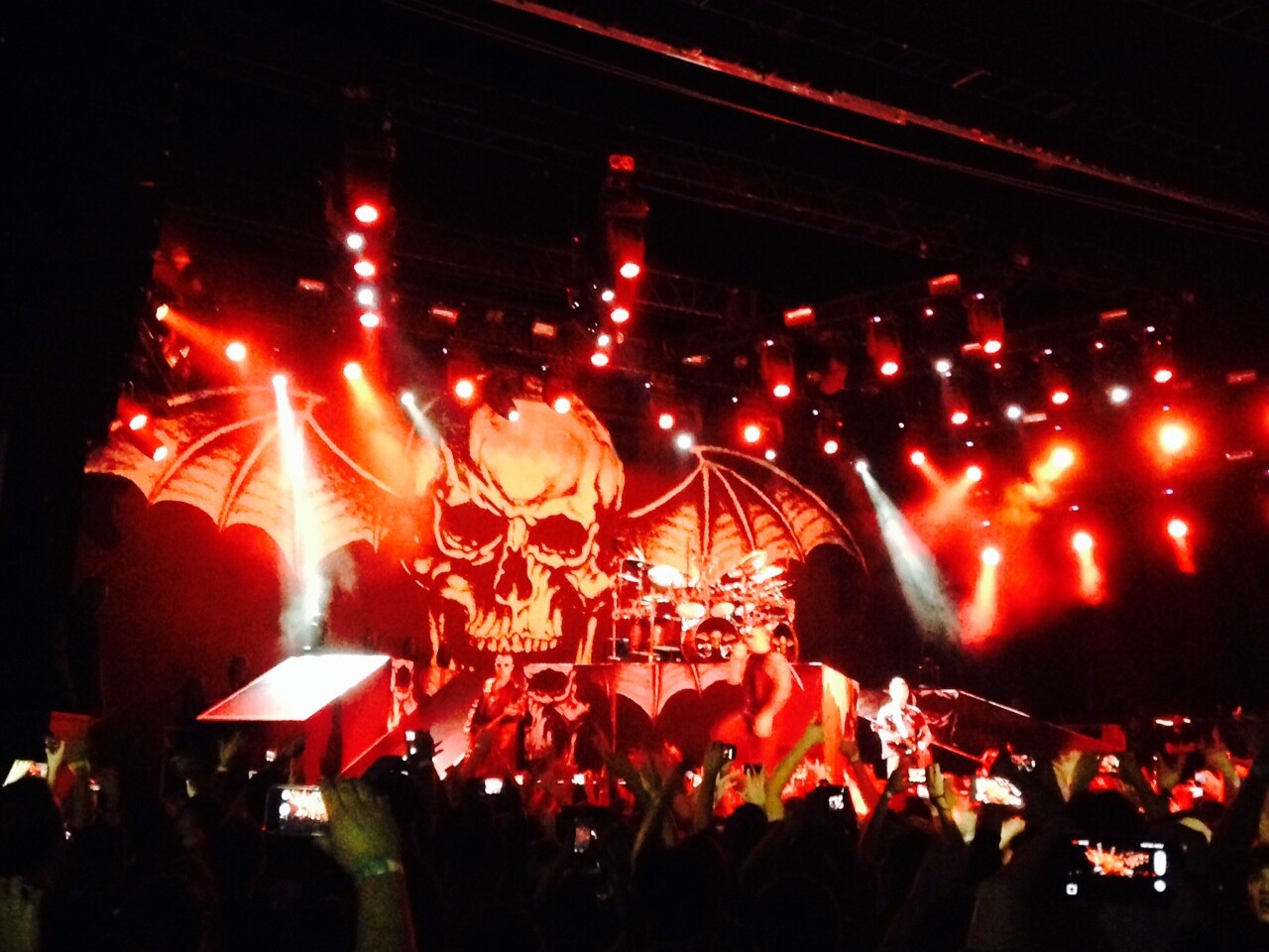 Foto de show do Avenged Sevenfold
