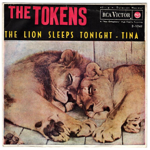 Capa de gravação de 1962 da música, pelo The Tokens