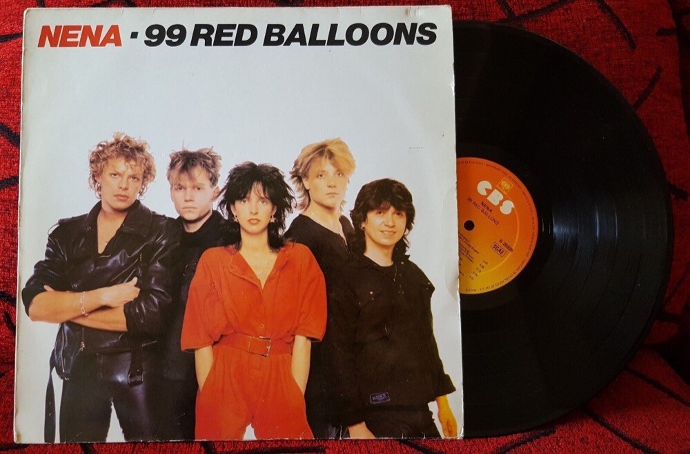 Capa e disco de 99 Red Ballonns