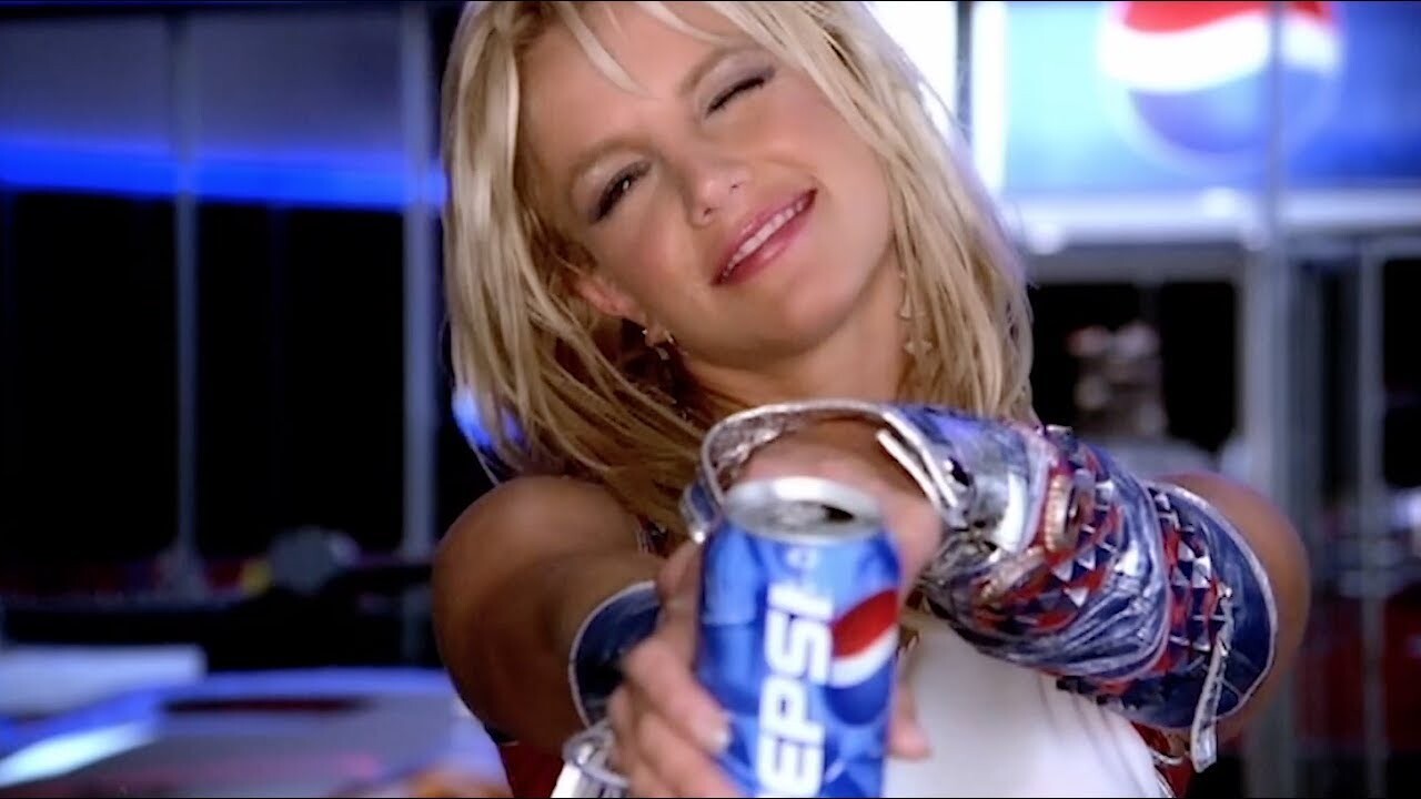 Britney na campanha da Pepsi de 2001