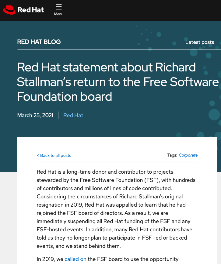 Print parcial do conteúdo do link incluído no texto do post acima.