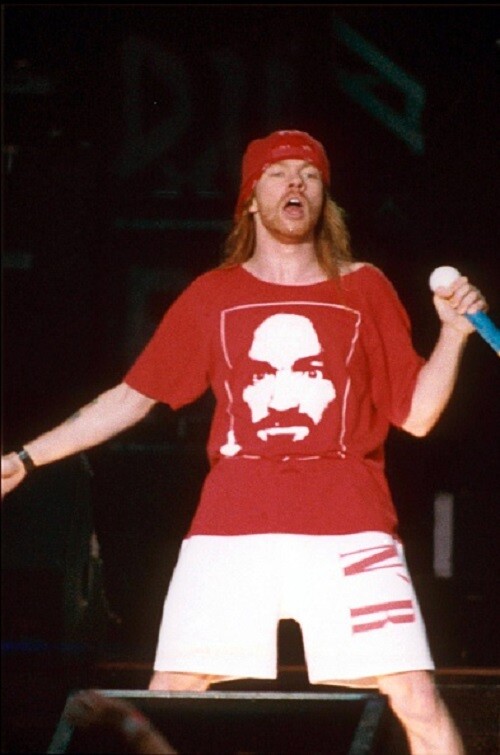 Axl Rose no palco do Peru