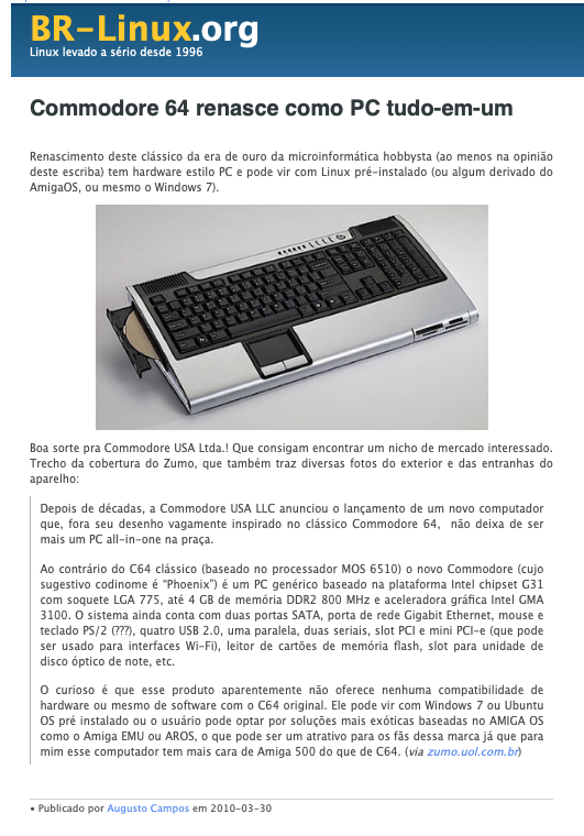 Print do conteúdo do link incluído no texto do post acima.