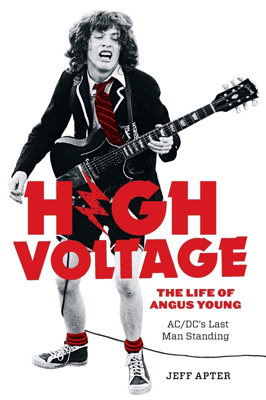 Capa de High Voltage, uma biografia do aniversariante do dia