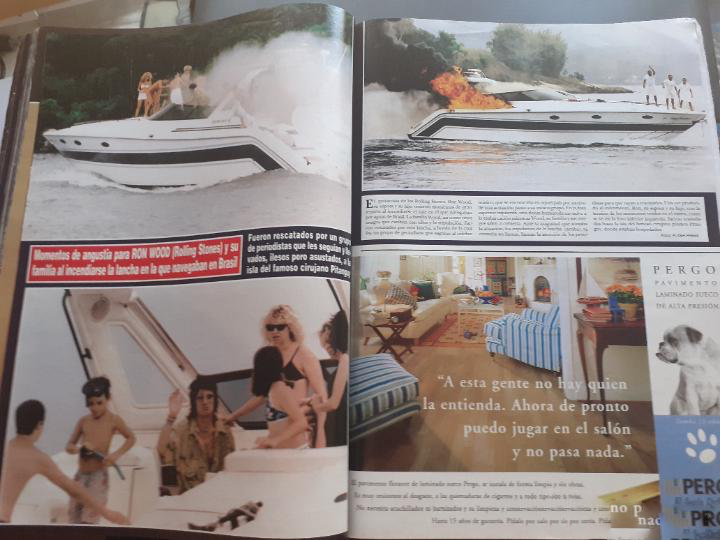 Fotos da cobertura do incidente em revista argentina da época.