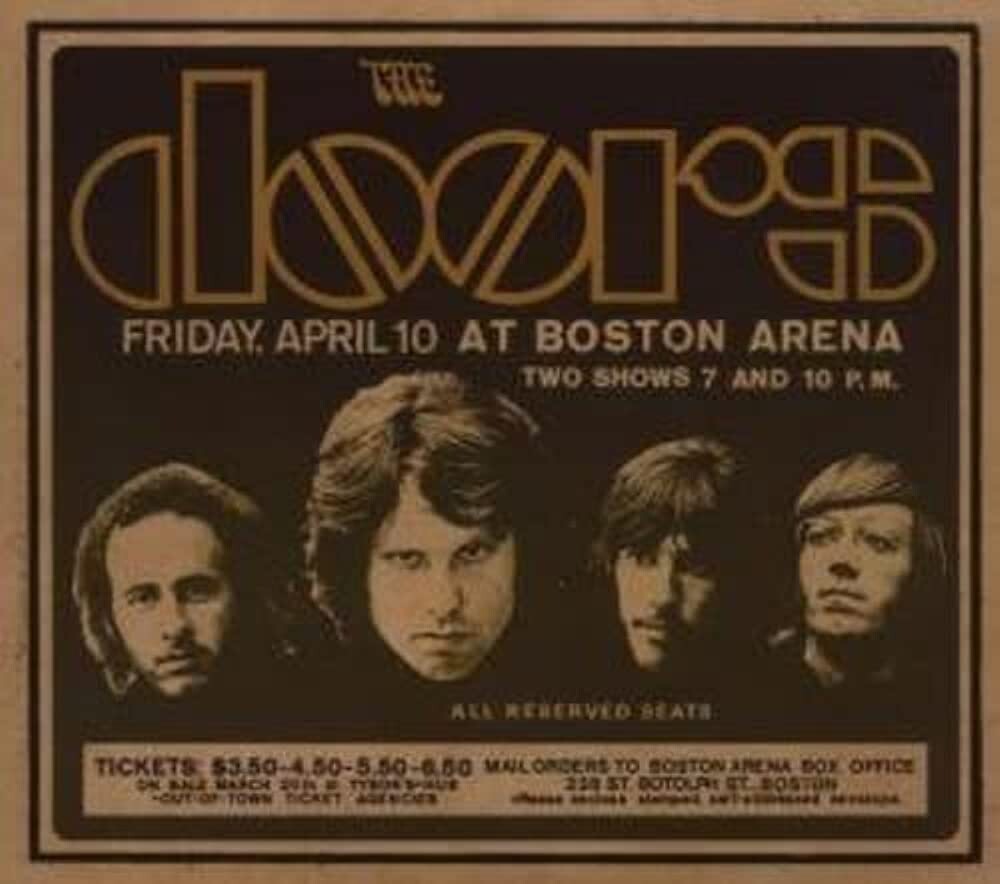 Cartaz do show de Boston em 1970