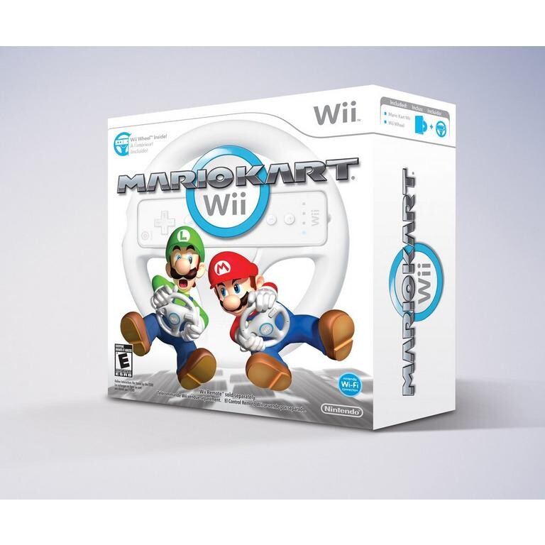 Caixa do Mario Kart Wii<br>