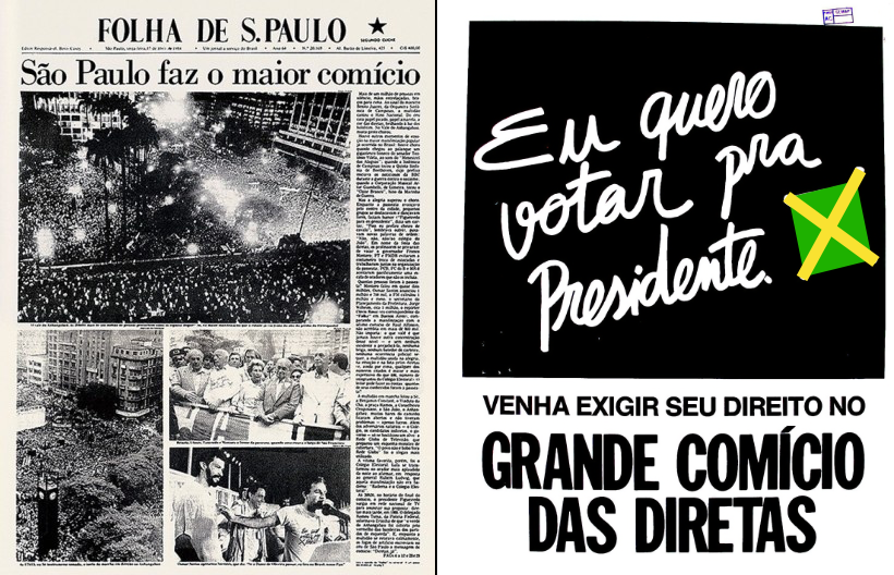 capa da Folha e cartaz alusivos ao evento