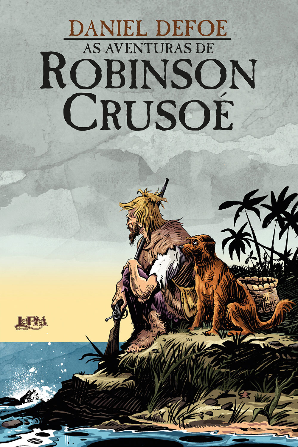 Capa de uma das inúmeras edições brasileiras de Robinson Crusoe