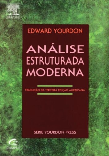Capa da versão brasileira do livro Análise Estruturada Moderna, de Yourdon