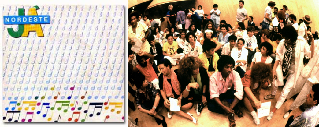 Capa e artistas do disco Nordeste Já