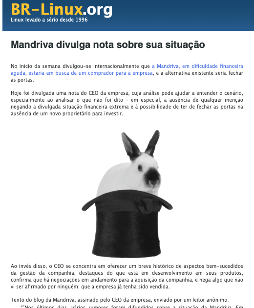 Print do conteúdo do link incluído no texto do post acima.