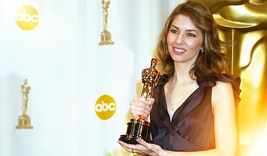 Sofia Coppola, com o Oscar em mãos