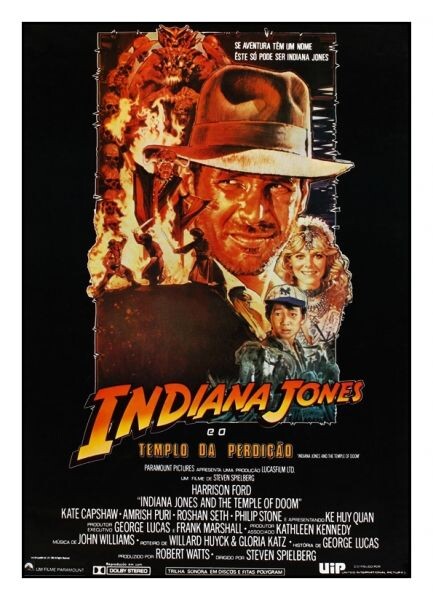 Cartaz de Indiana Jones e o Templo da Perdição