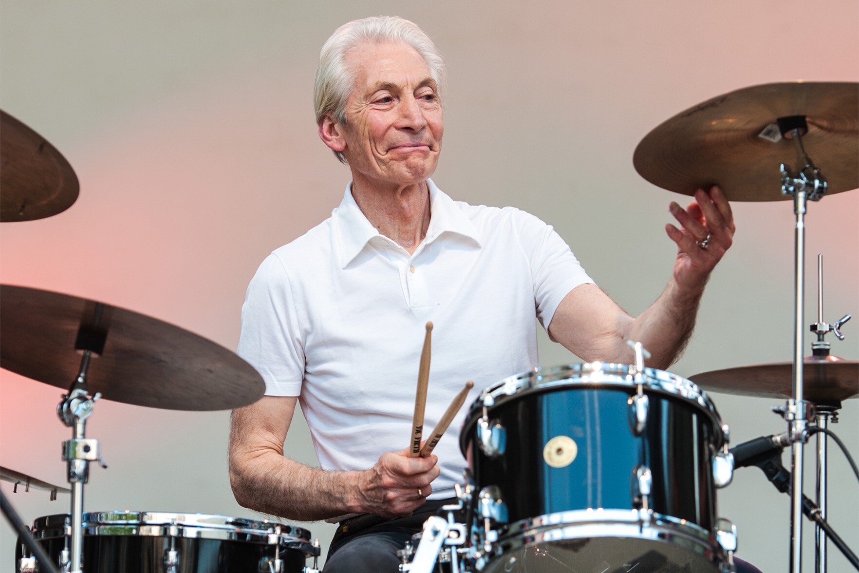Charlie Watts e sua bateria