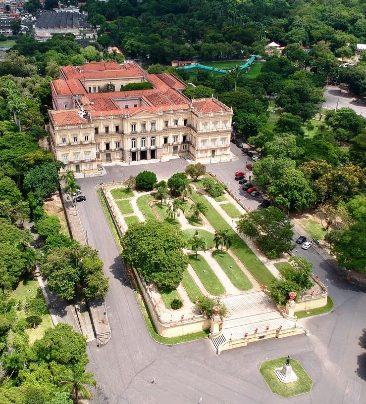 Vista aérea do Museu Nacional