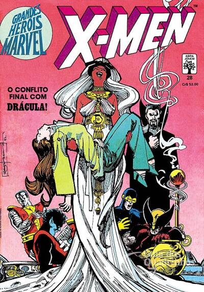 Capa da revista Grandes Heróis Marvel n. 28: “O Conflito Final com Drácula“