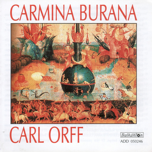 Capa de uma gravação de Carmina Burana