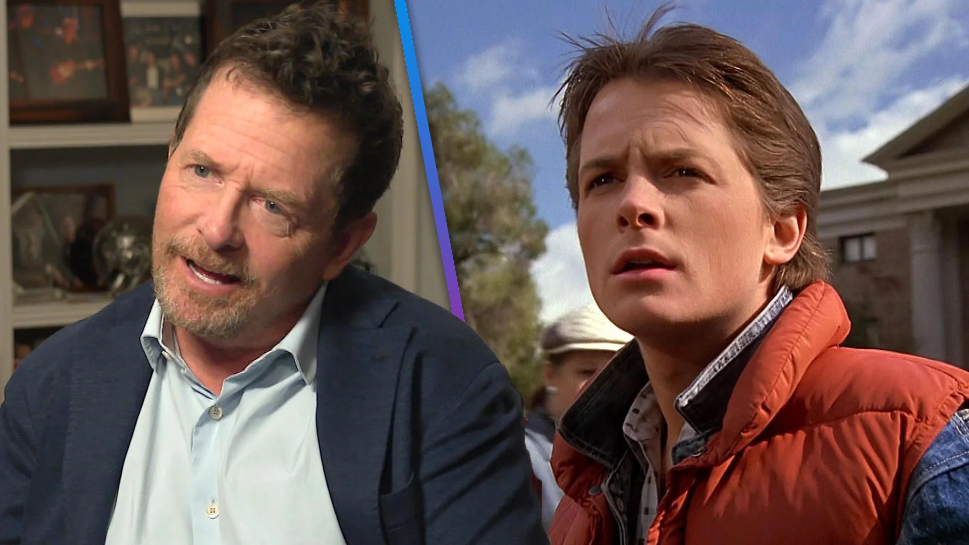Michael J. Fox em 2 momentos no tempo