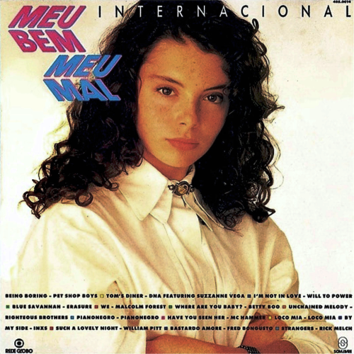 Mylla Christie na capa do LP Meu Bem Meu Mal Internacional