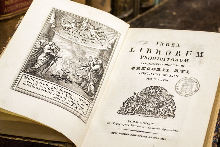 Edição do Index durante o período do papa Gregório XVI