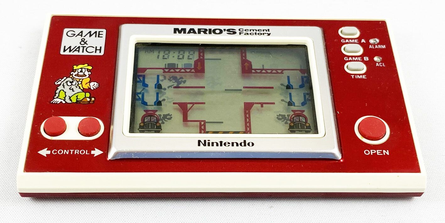 Game & Watch Wide Screen: Mario's Cement Factory