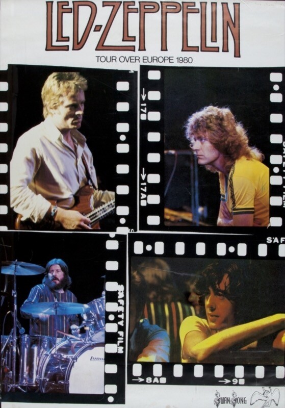 Poster da turnê de 1980 do Led Zeppelin