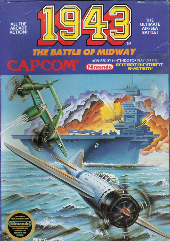 Capa de 1943 para o NES