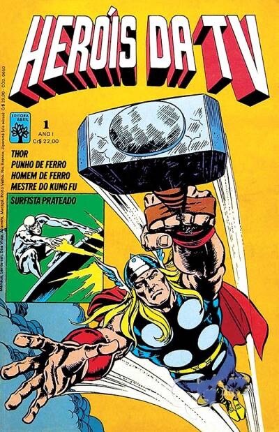 Capa da primeira edição da nova série de Herois da TV