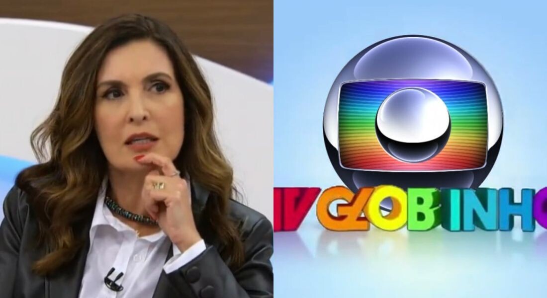 Fátima Bernardes e a vinheta de sua vítima.