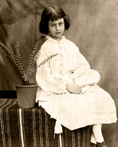 Alice Liddell, fotografada por Lewis Carroll