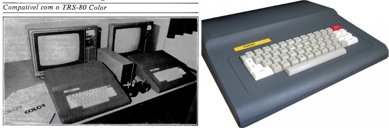 Color64 em foto da época na imprensa e em foto colorida de produto