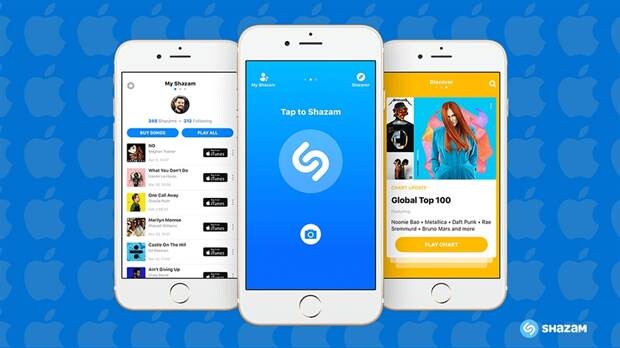Shazam em versões posteriores de iPhone