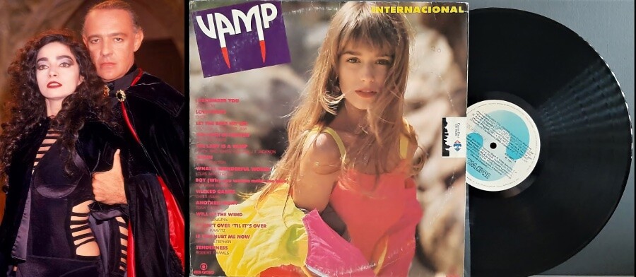 Os personagens centrais Natasha e Vlad, e o disco Vamp Internacional