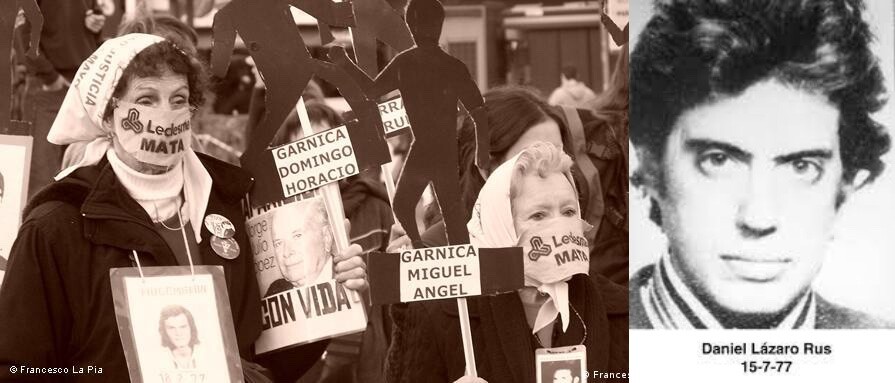 Mães de desaparecidos protestam na Argentina, e foto de Daniel Rus