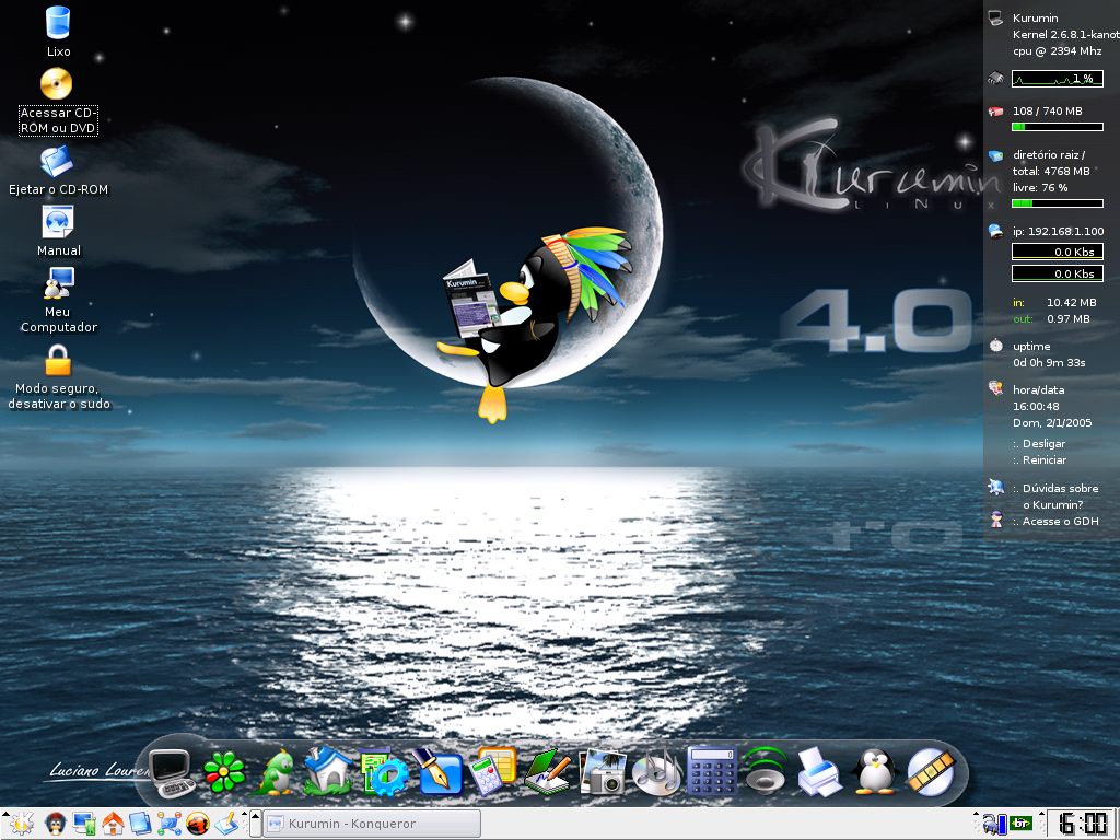 Desktop do Kurumin 4.0