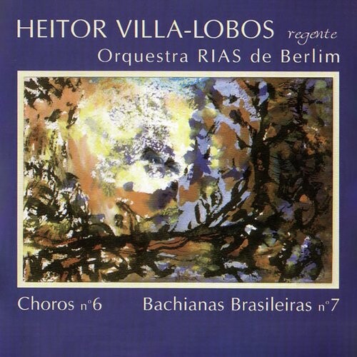 Álbum de Villa Lobos regendo Choros n. 6 com a orquestra de Berlim