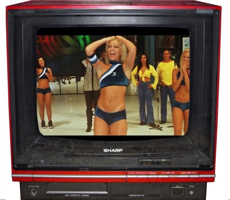 Momento da vitória de Sheila Mello no Domingão do Faustão