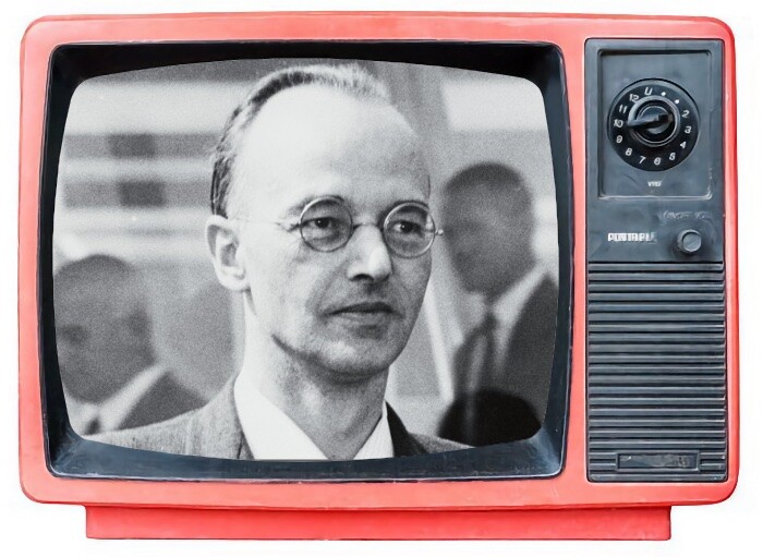 Klaus Fuchs na TV vermelha