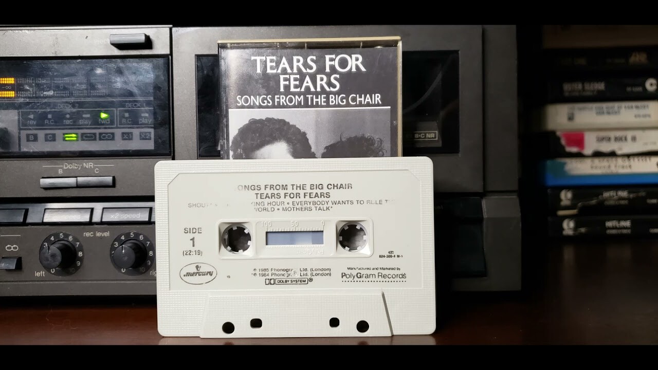 K7 do tears for Fears incluindo a faixa Shout